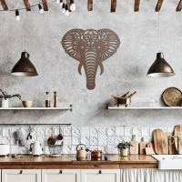 Mandala Elephant Steel Wall Art - Image 7