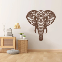 Mandala Elephant Steel Wall Art - Image 7