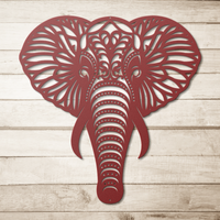 Mandala Elephant Steel Wall Art - Image 5