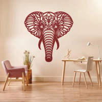 Mandala Elephant Steel Wall Art - Image 6