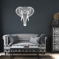 Mandala Elephant Steel Wall Art - Image 6