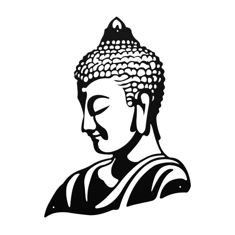 Meditating Buddha Serenity Metal Art