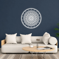 Meditative Spirit Mandala Metal Art - Image 7
