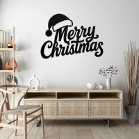 Merry Christmas Metal Wall Art