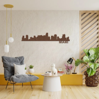 Miami Skyline - Metal Wall Art - Image 4