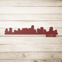 Miami Skyline - Metal Wall Art - Image 5
