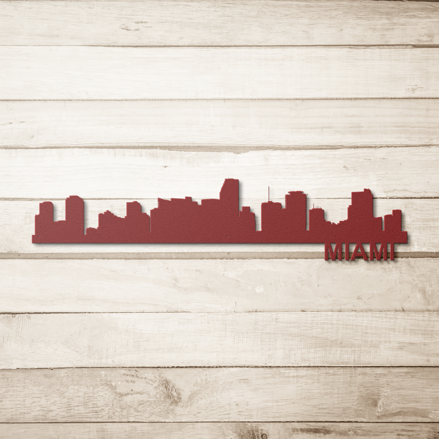 Miami Skyline - Metal Wall Art - Image 5