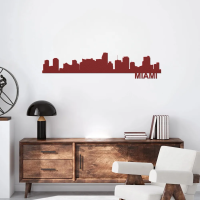 Miami Skyline - Metal Wall Art - Image 5