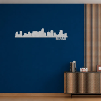Miami Skyline - Metal Wall Art - Image 6