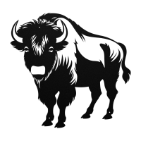 Mighty Bison Metal Wall Art