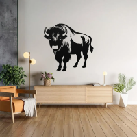 Mighty Bison Metal Wall Art - Image 3
