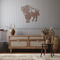 Mighty Bison Metal Wall Art - Image 8