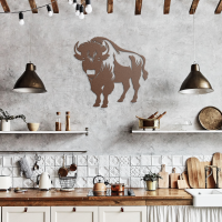 Mighty Bison Metal Wall Art - Image 7