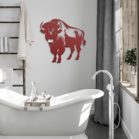 Mighty Bison Metal Wall Art - Image 4