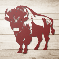 Mighty Bison Metal Wall Art - Image 5
