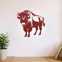 Mighty Bison Metal Wall Art - Image 5