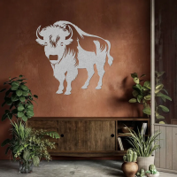 Mighty Bison Metal Wall Art - Image 6