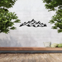 Minimal Mountain View Metal Art - Image 3