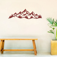 Minimal Mountain View Metal Art - Image 5