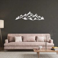 Minimal Mountain View Metal Art - Image 7