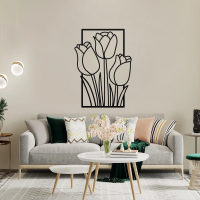 Minimalist Flower Garden Wall Art - Image 2