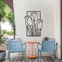 Minimalist Flower Garden Wall Art - Image 3