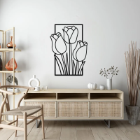 Minimalist Flower Garden Wall Art