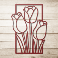 Minimalist Flower Garden Wall Art - Image 5