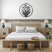 Modern Botanical Steel Art - Image 3