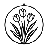 Modern Botanical Steel Art