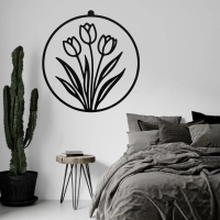 Modern Botanical Steel Art - Image 2