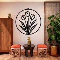 Modern Botanical Steel Art - Image 3