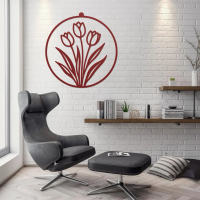 Modern Botanical Steel Art - Image 5