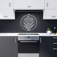 Modern Botanical Steel Art - Image 10