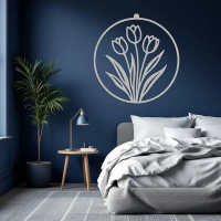 Modern Botanical Steel Art - Image 6