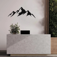 Modern Mountain Landscape Wall Art - Image 2
