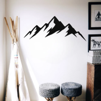 Modern Mountain Landscape Wall Art - Image 3