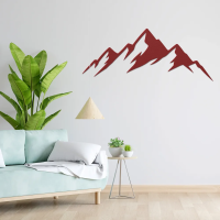 Modern Mountain Landscape Wall Art - Image 5