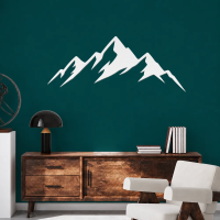 Modern Mountain Landscape Wall Art - Image 7