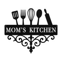 Mom’s Cozy Kitchen Metal Art