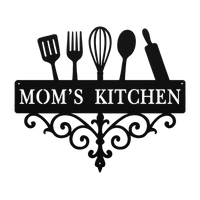 Mom’s Cozy Kitchen Metal Art