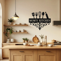 Mom’s Cozy Kitchen Metal Art - Image 3