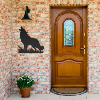 Moonlight Howling Wolf Wall Art - Image 2