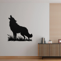 Moonlight Howling Wolf Wall Art - Image 3