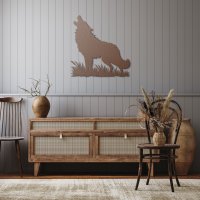 Moonlight Howling Wolf Wall Art - Image 8