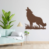 Moonlight Howling Wolf Wall Art - Image 7