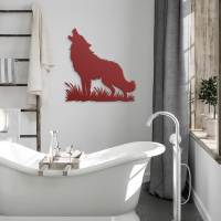 Moonlight Howling Wolf Wall Art - Image 4