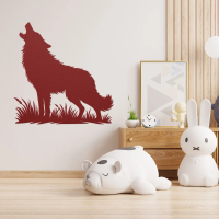 Moonlight Howling Wolf Wall Art - Image 6