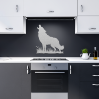 Moonlight Howling Wolf Wall Art - Image 10