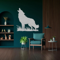 Moonlight Howling Wolf Wall Art - Image 5